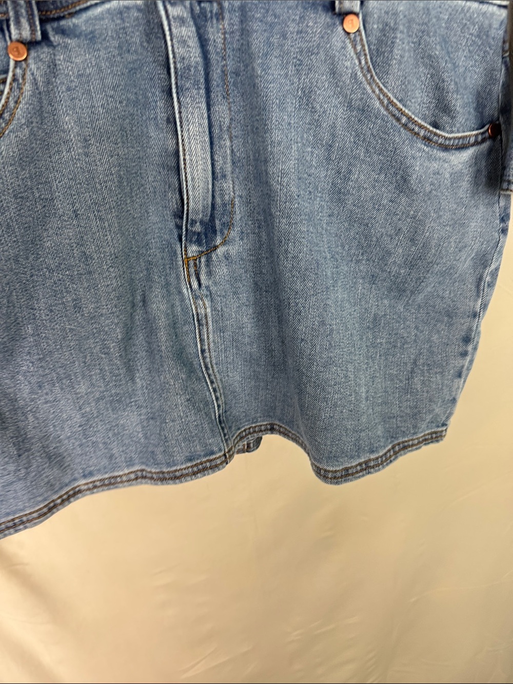 Pilcro Light Blue Denim Mini Dress - Picture 4 of 6